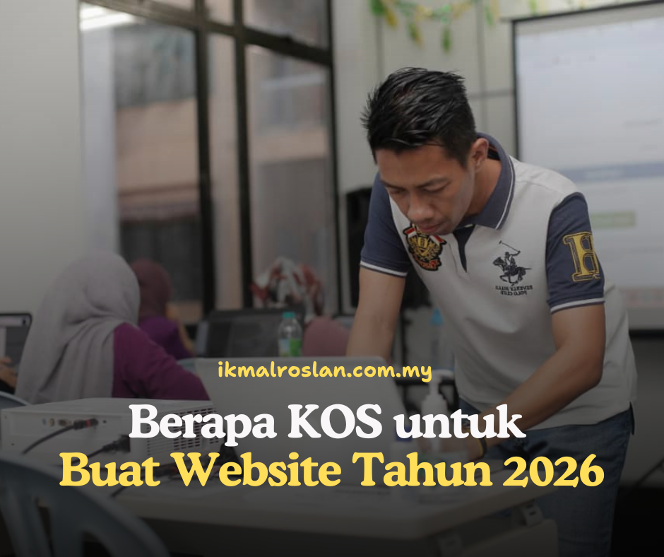 Berapa KOS untuk 
Buat Website Tahun 2026