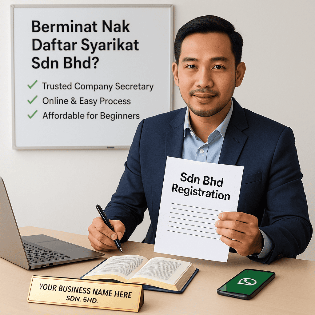 Berminat Nak Daftar Syarikat Sdn Bhd?