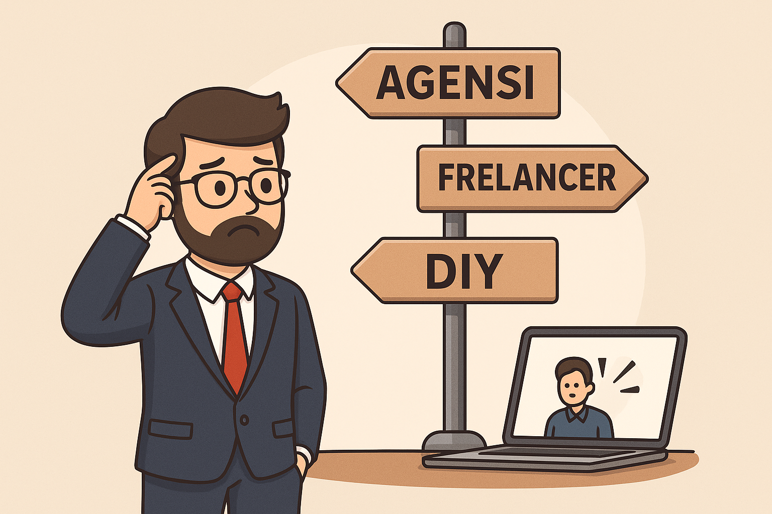 Freelance, Agensi atau DIY